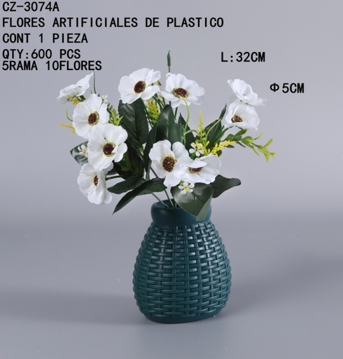 [CZ-3074A [600 PZS/CAJA]] [CZ-3074A]FLORES ARTIFICIALES DE PLASTICO