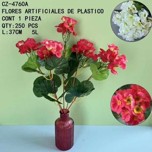 [CZ-4760A [250 PZS/CAJA]] [CZ-4760A]FLORES ARTIFICIALES DE PLASTICO