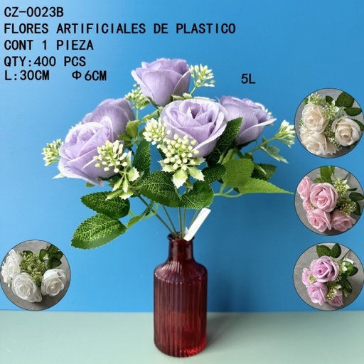 [CZ-0023B [400 PZS/CAJA]] [CZ-0023B]FLORES ARTIFICIALES DE PLASTICO