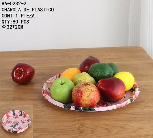 [AA-0232-2 [80 PZS/CAJA]] [AA-0232-2]CHAROLA DE PLASTICO