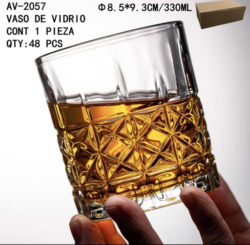 [AV-2057 [48 PZS/CAJA]] [AV-2057]VASO DE VIDRIO