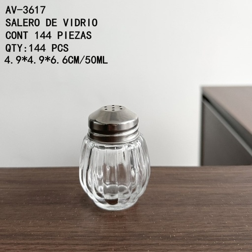 [AV-3617 [144 PZS/CAJA]] [AV-3617]SALERO DE VIDRIO