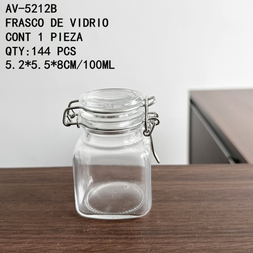 [AV-5212B [144 PZS/CAJA]] [AV-5212B]FRASCO DE VIDRIO