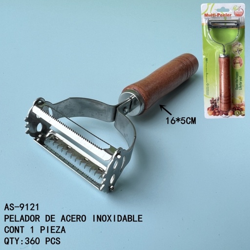 [AS-9121 [360 PZS/CAJA]] [AS-9121]PELADOR DE ACERO INOXIDABLE