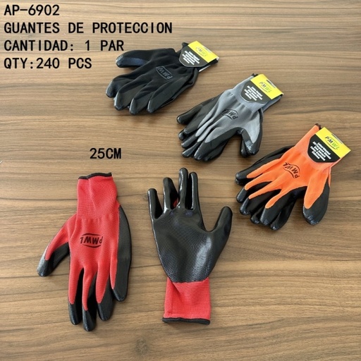 [AP-6902 [240 PZS/CAJA]] [AP-6902]GUANTES DE PROTECCION