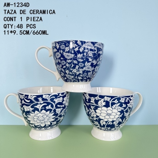 [AW-1234D [48 PZS/CAJA]] [AW-1234D]TAZA DE CERAMICA
