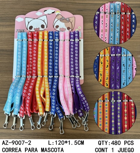 [AZ-9007-2 [480 PZS/CAJA]] [AZ-9007-2]CORREA PARA MASCOTA
