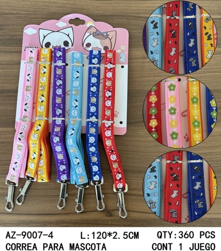 [AZ-9007-4 [360 PZS/CAJA]] [AZ-9007-4]CORREA PARA MASCOTA