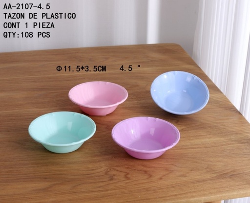[AA-2107-4.5 [108 PZS/CAJA]] [AA-2107-4.5] TAZON DE PLASTICO
