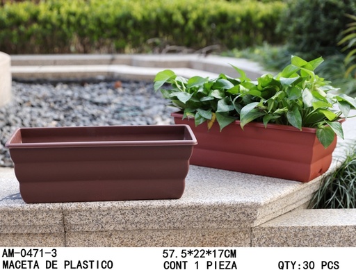 [AM-0471-3 [30 PZS/CAJA]] [AM-0471-3]MACETA DE PLASTICO