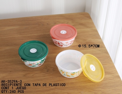 [AK-3529A-3 [240 PZS/CAJA]] [AK-3529A-3]RECIPIENTE CON TAPA DE PLASTICO
