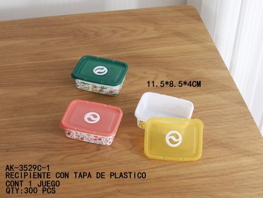 [AK-3529C-1 [300 PZS/CAJA]] [AK-3529C-1]RECIPIENTE CON TAPA DE PLASTICO