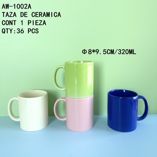 [AW-1002A [36 PZS/CAJA]] [AW-1002A]TAZA DE CERAMICA