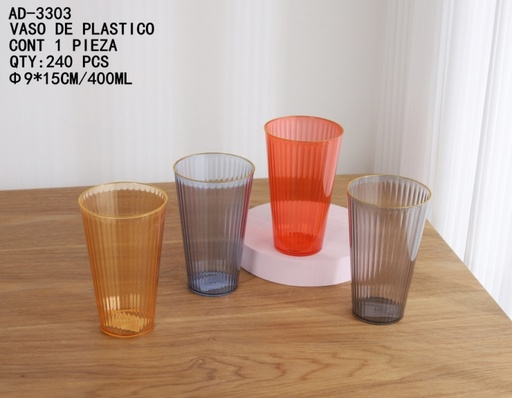 [AD-3303 [240 PZS/CAJA]] [AD-3303]VASO DE PLASTICO