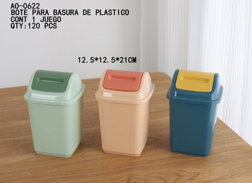 [AO-0622 [120 PZS/CAJA]] [AO-0622]BOTE PARA BASURA DE PLASTICO
