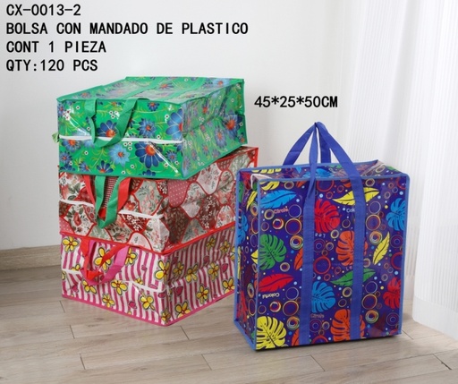 [CX-0013-2 [120 PZS/CAJA]] [CX-0013-2]BOLSA CON MANDADO DE PLASTICO