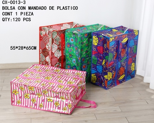 [CX-0013-3 [120 PZS/CAJA]] [CX-0013-3]BOLSA CON MANDADO DE PLASTICO