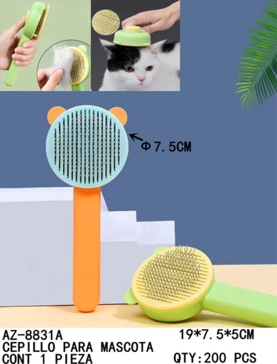 [AZ-8831A [200 PZS/CAJA]] [AZ-8831A]CEPILLO PARA MASCOTA