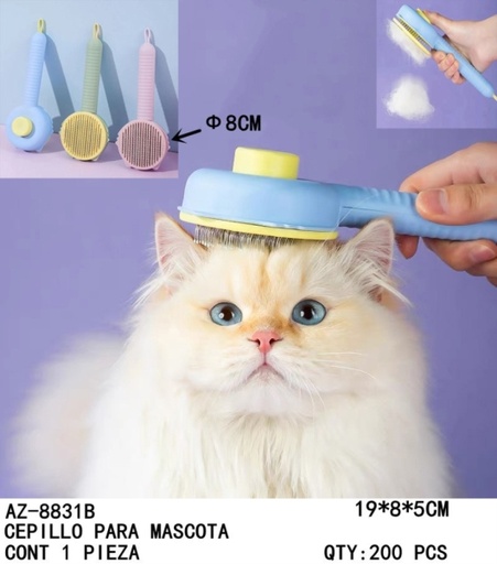 [AZ-8831B [200 PZS/CAJA]] [AZ-8831B]CEPILLO PARA MASCOTA