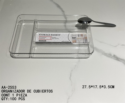 [AA-2553 [100 PZS/CAJA]] [AA-2553]ORGANIZADOR DE CUBIERTOS