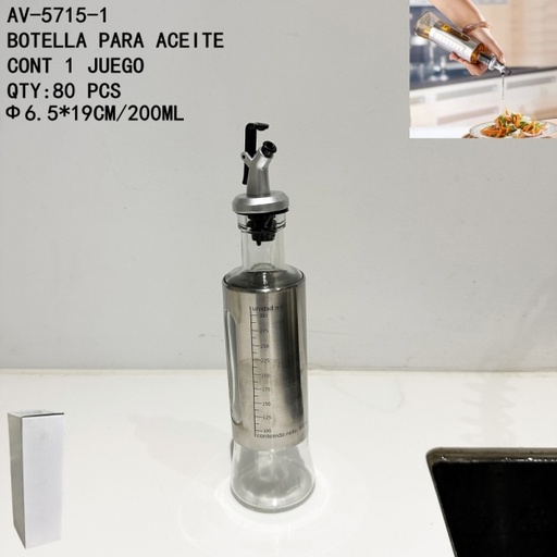 [AV-5715-1 [80 PZS/CAJA]] [AV-5715-1]BOTELLA PARA ACEITE