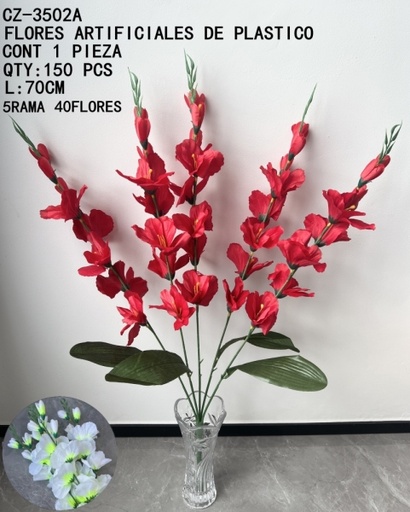 [CZ-3502A [150 PZS/CAJA]] [CZ-3502A]FLORES ARTIFICIALES DE PLASTICO