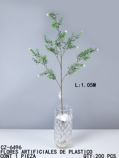 [CZ-6496 [200 PZS/CAJA]] [CZ-6496]FLORES ARTIFICIALES DE PLASTICO