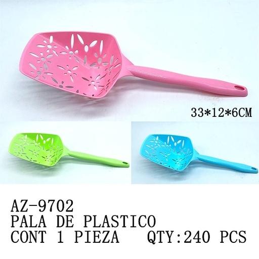 [AZ-9702 [240 PZS/CAJA]] [AZ-9702]PALA DE PLASTICO