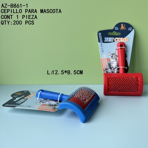 [AZ-8861-1 [200 PZS/CAJA]] [AZ-8861-1]CEPILLO PARA MASCOTA