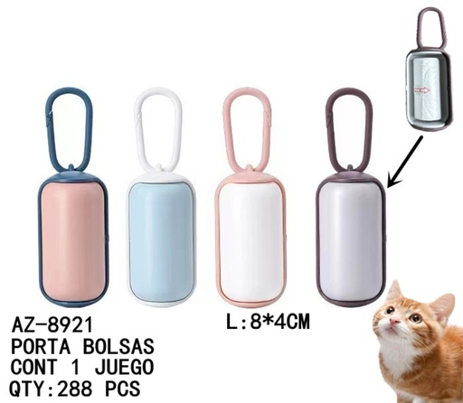 [AZ-8921 [288 PZS/CAJA]] [AZ-8921]PORTA BOLSAS