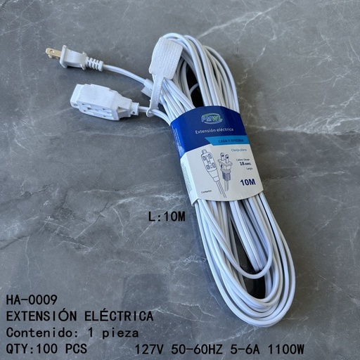 [HA-0009 [100 PZS/CAJA]] [HA-0009]EXTENSIÓN ELÉCTRICA