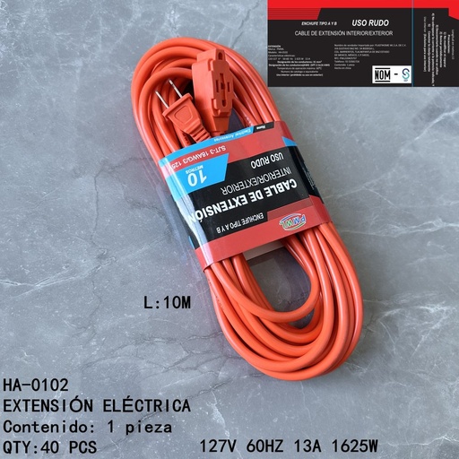 [HA-0102 [40 PZS/CAJA]] [HA-0102]EXTENSIÓN ELÉCTRICA