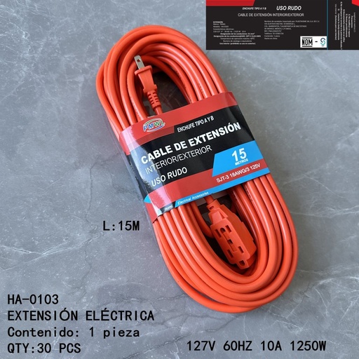 [HA-0103 [30 PZS/CAJA]] [HA-0103]EXTENSIÓN ELÉCTRICA