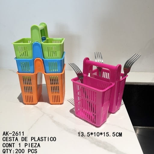[AK-2611 [200 PZS/CAJA]] [AK-2611]CESTA DE PLASTICO