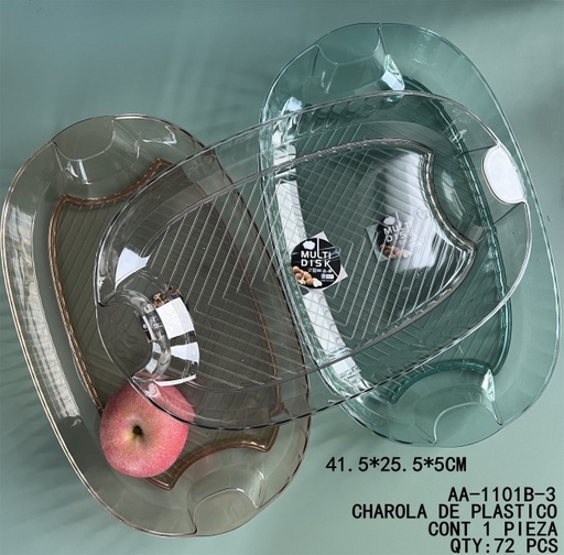 [AA-1101B-3 [72 PZS/CAJA]] [AA-1101B-3]CHAROLA DE PLASTICO