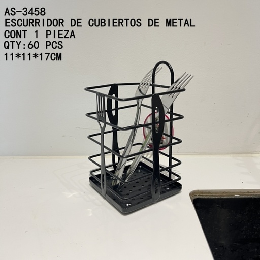 [AS-3458 [60 PZS/CAJA]] [AS-3458]ESCURRIDOR DE CUBIERTOS, DE METAL