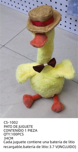 [CS-1002 [100 PZS/CAJA]] [CS-1002]PATO DE JUGUETE