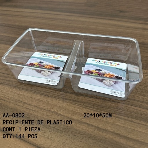 [AA-0802 [144 PZS/CAJA]] [AA-0802]RECIPIENTE DE PLASTICO