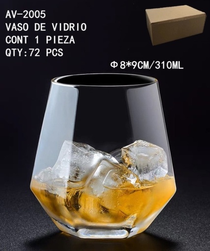 [AV-2005 [72 PZS/CAJA]] [AV-2005]VASO DE VIDRIO