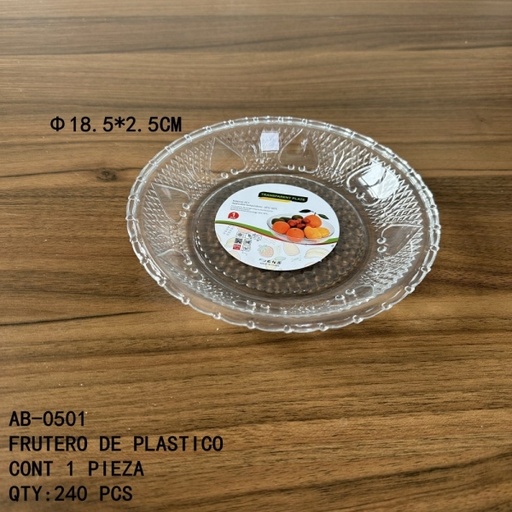 [AB-0501 [240 PZS/CAJA]] [AB-0501]FRUTERO DE PLASTICO