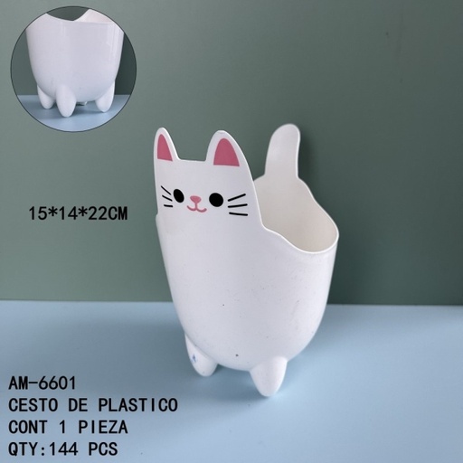 [AM-6601 [144 PZS/CAJA]] [AM-6601]CESTO DE PLASTICO