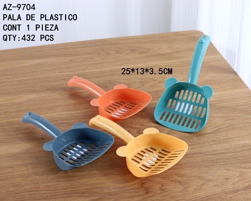 [AZ-9704 [432 PZS/CAJA]] [AZ-9704]PALA DE PLASTICO