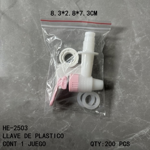 [HE-2503 [200 PZS/CAJA]] [HE-2503]LLAVE DE PLASTICO