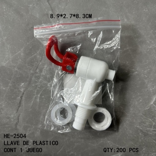[HE-2504 [200 PZS/CAJA]] [HE-2504]LLAVE DE PLASTICO