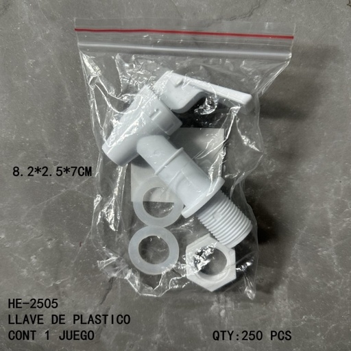 [HE-2505 [250 PZS/CAJA]] [HE-2505]LLAVE DE PLASTICO