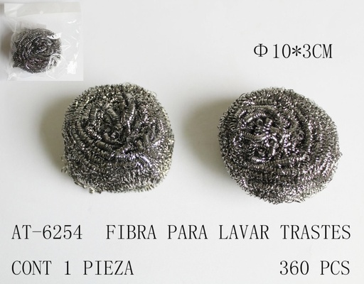 [AT-6254 [360 PZS/CAJA]] [AT-6254]FIBRA PARA LAVAR TRASTES