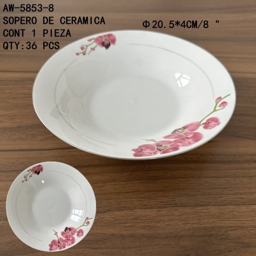 [AW-5853-8 [36 PZS/CAJA]] [AW-5853-8]SOPERO DE CERAMICA