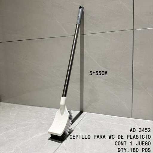 [AO-3452 [180 PZS/CAJA]] [AO-3452]CEPILLO PARA WC DE PLASTCIO