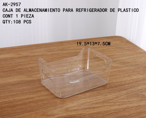 [AK-2957 [108 PZS/CAJA]] [AK-2957]CAJA DE ALMACENAMIENTO PARA REFRIGERADOR DE PLASTICO