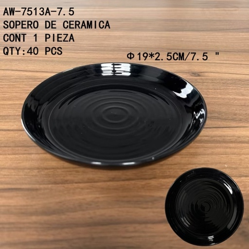 [AW-7513A-7.5 [40 PZS/CAJA]] [AW-7513A-7.5]SOPERO DE CERAMICA